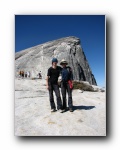 2008-08-22 Dome (44) C and T in front of HalfDome